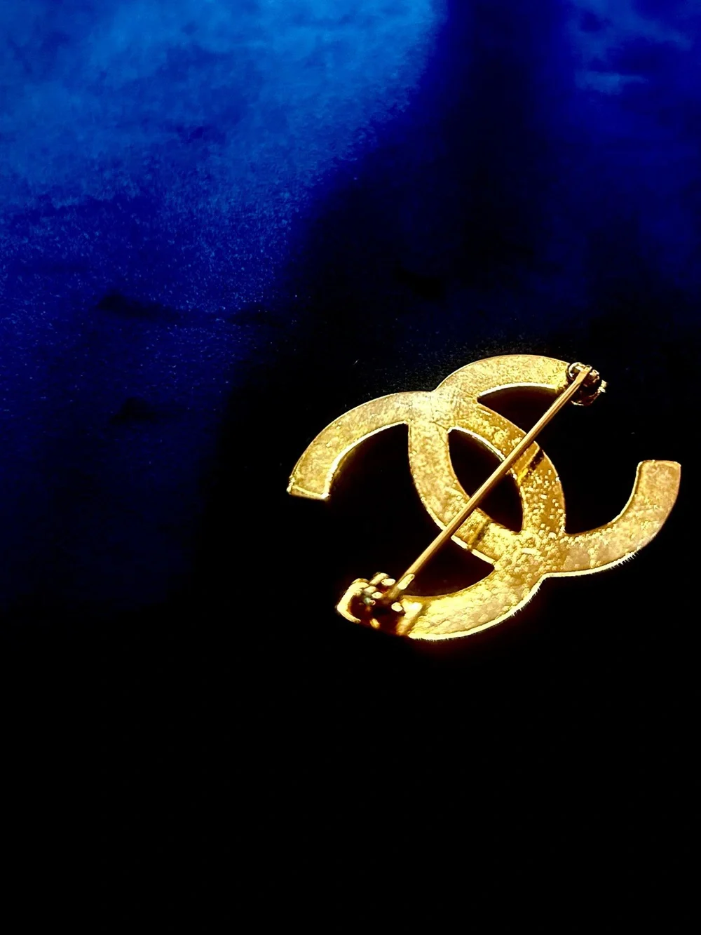 Neiman Marcus Gold Interlocking Logo Brooch